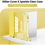 INFILAND Apple iPad A16 Glitter Klf (11/10.9 in)-Yellow