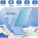 INFILAND Apple iPad A16 Glitter Klf (11/10.9 in)-Blue