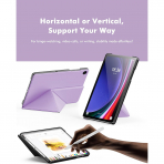 INFILAND Samsung Galaxy Tab A9 Plus Flex Klf-Lilac Purple 