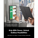 INFILAND Samsung Galaxy Tab A9 Plus Flex Klf-Black 