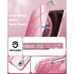 INFILAND Samsung Galaxy Tab S10 Lite Slim Klf-Pink