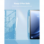 INFILAND Samsung Galaxy Tab S10 Lite Slim Klf-Blue