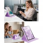 INFILAND Samsung Galaxy Tab S10 Lite Slim Klf-Light Purple