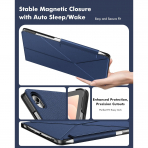 INFILAND Samsung Galaxy Tab S11 Flex Klf-Navy Blue