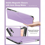 INFILAND Samsung Galaxy Tab S11 Flex Klf-Lilac Purple