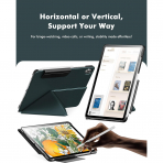 INFILAND Samsung Galaxy Tab S11 Flex Klf-Midnight Green