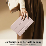 TiMOVO Samsung Galaxy Tab S11 Manyetik Klf-Light Pink