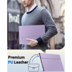 INFILAND Samsung Galaxy Tab S11 Ultra Standl Klf-Lilac Purple