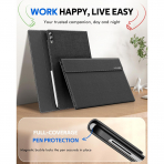 INFILAND Samsung Galaxy Tab S11 Ultra Standl Klf-Black