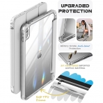 INFILAND Upgrade Serisi iPad 10.Nesil Standl Klf (10.9 in)-Diamond Clear Silver