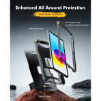 INFILAND iPad A16 Fortishield Klf (11 in)-Black