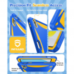 INFILAND iPad A16 Fortishield Klf (11 in)-Blue