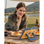 INFILAND iPad A16 Tam Korumal Klf (11 in)-Amber Navy