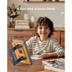 INFILAND iPad A16 Tam Korumal Klf (11 in)-Amber Navy