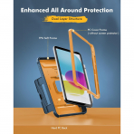 INFILAND iPad A16 Tam Korumal Klf (11 in)-Amber Navy