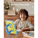 INFILAND iPad A16 Tam Korumal Klf (11 in)-Lemon Blue