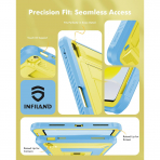 INFILAND iPad A16 Tam Korumal Klf (11 in)-Lemon Blue