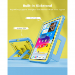 INFILAND iPad A16 Tam Korumal Klf (11 in)-Lemon Blue