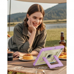 INFILAND iPad A16 Tam Korumal Klf (11 in)-Lilac Cream