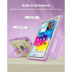 INFILAND iPad A16 Tam Korumal Klf (11 in)-Lilac Cream