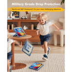 INFILAND iPad A16 Tam Korumal Klf (11 in)-Marine Sand