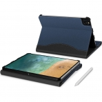 Infiland iPad Pro Business Standl Klf (12.9 in)(4.Nesil)-Navy