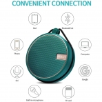 INSMY Tanabilir Bluetooth Hoparlr-Teal