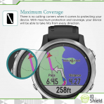 IQShield Garmin Fenix 6S Ekran Koruyucu(6 Adet)