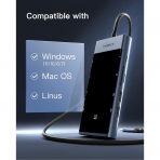Inateck 10 Balant Noktal USB C Hub 