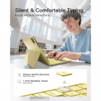 Inateck Apple iPad 10.Nesil Uyumlu Klavyeli K�l�f-Yellow