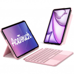 Inateck Apple iPad 10.Nesil Uyumlu Klavyeli K�l�f-Light Pink