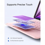 Inateck Apple iPad 10.Nesil Uyumlu Klavyeli K�l�f-Light Pink