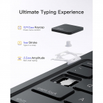 Inateck iPad Air 6.Nesil Light Klavyeli Klf (11 in)