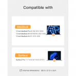 Inateck MacBook Air/Pro M4/M3 Uyumlu anta (13 in)