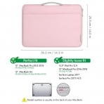 Inateck Macbook Air / Macbook Pro / Pro Retina El antas (13-13.3-in)-Pink