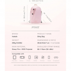 Inateck Sling Bag X-Row Seyahat antas -Pink