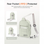 Inateck Sling Bag X-Row Seyahat antas -Green