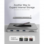 Inateck iMac Balant stasyon Hub -Silver 