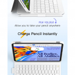 Inateck iPad 10.Nesil Light Klavyeli K�l�f (10.9 in�)-White