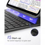 Inateck iPad 10.Nesil Light Klavyeli Klf (10.9 in)-Gray