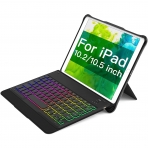 Inateck iPad Aydnlatmal Klavyeli Klf (10.2 in)-Black