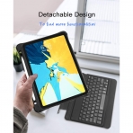 Inateck iPad Pro Aydnlatmal Klavyeli Klf (11 in)-Black