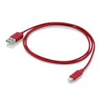 Incipio Apple MFI Lightning Kablo (1 Metre)-Red