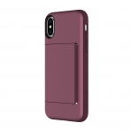 Incipio Apple iPhone X Stowaway Kartlkl Klf-Plum