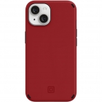 Incipio Duo Serisi iPhone 14 Klf (MIL-STD-810G)-Scarlet Red/Black