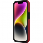 Incipio Duo Serisi iPhone 14 Klf (MIL-STD-810G)-Scarlet Red/Black