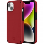 Incipio Duo Serisi iPhone 14 Klf (MIL-STD-810G)-Scarlet Red/Black