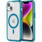 Incipio Grip Serisi iPhone 14 Klf (MIL-STD-810G)-Bluejay/Clear