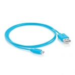 Incipio Soft Mikro USB Kablo (1 Metre)-Cyan
