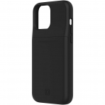 Incipio Stashback Serisi iPhone 13 Pro Max Cüzdan Kılıf (MIL-STD-810G)-Black
